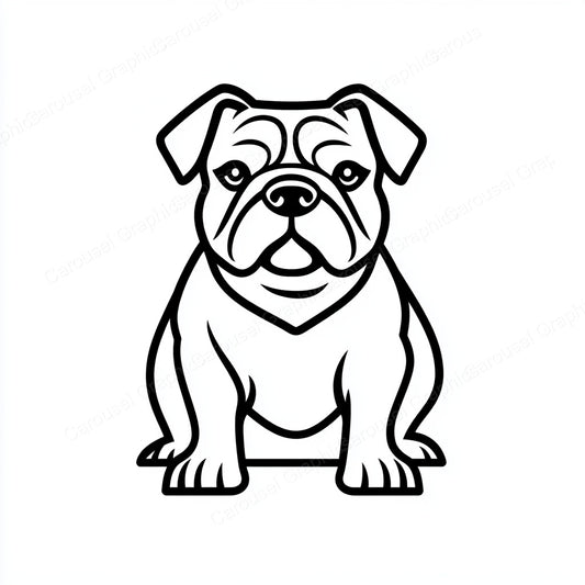 Bulldog Vector Graphic preview