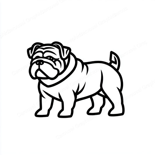 Bulldog Vector Graphic preview