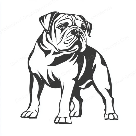 Bulldog Vector Graphic preview