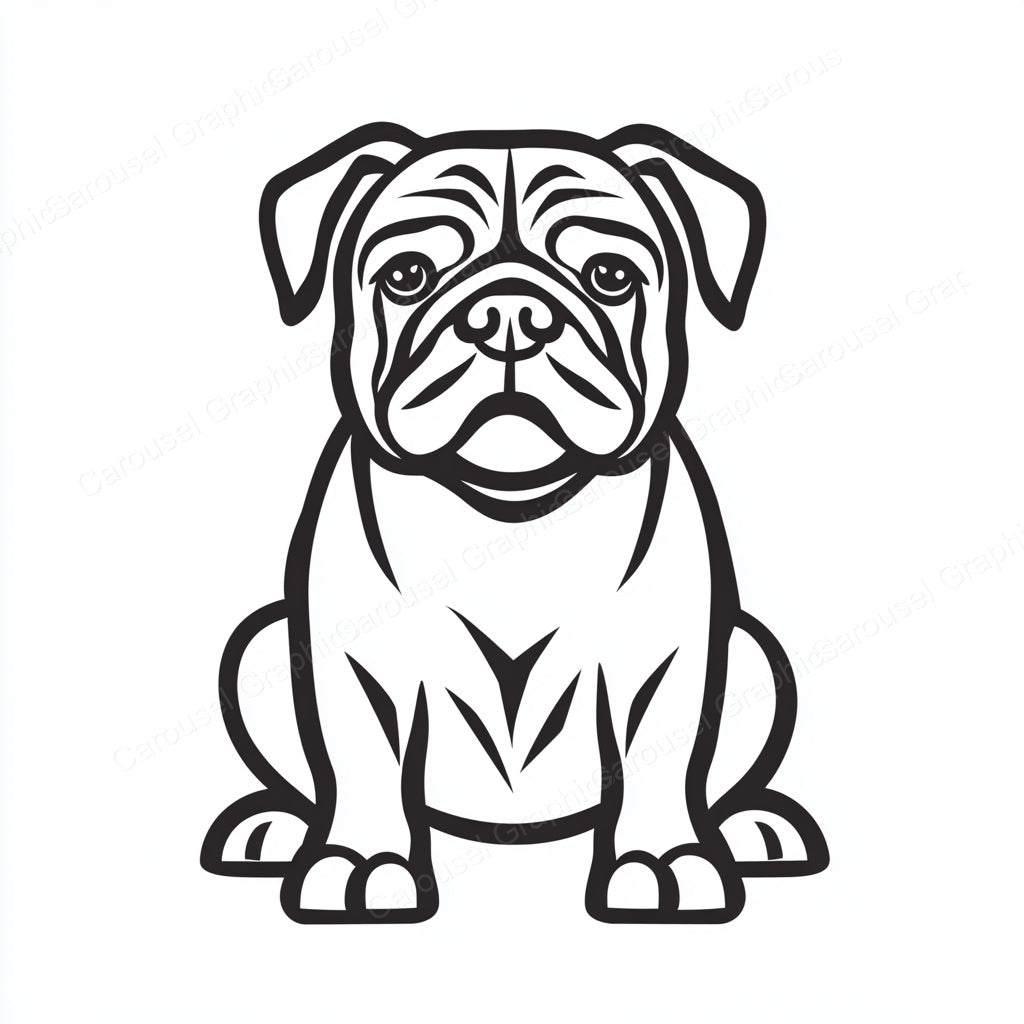 Bulldog Vector Graphic preview