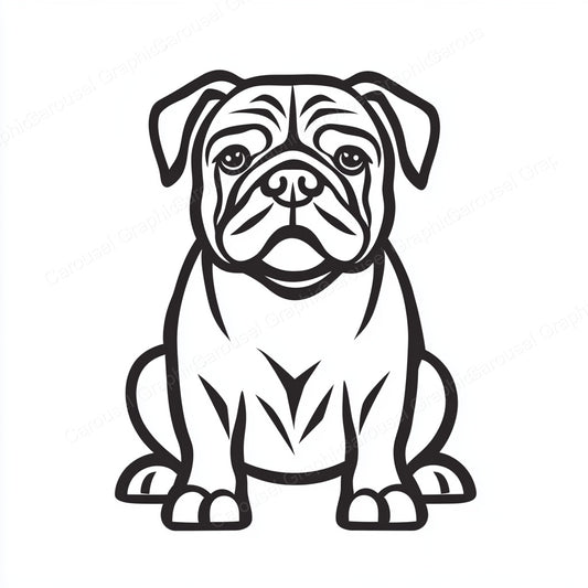 Bulldog Vector Graphic preview