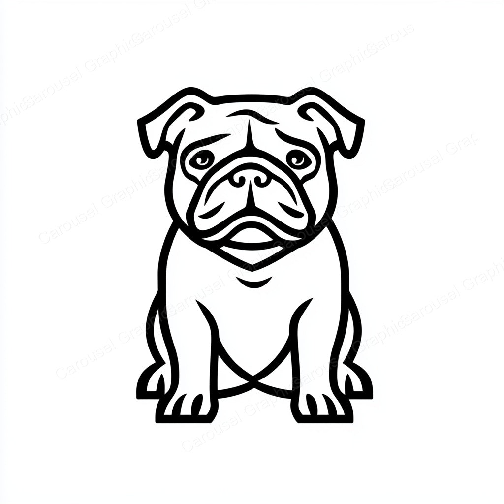 Bulldog Vector Graphic preview