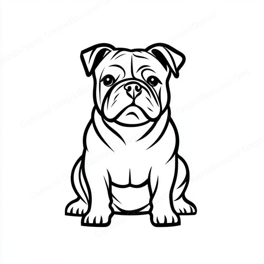 Bulldog Vector Graphic preview