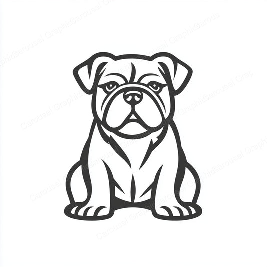Bulldog Vector Graphic preview