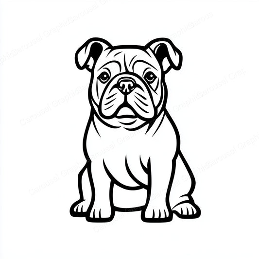 Bulldog Vector Graphic preview
