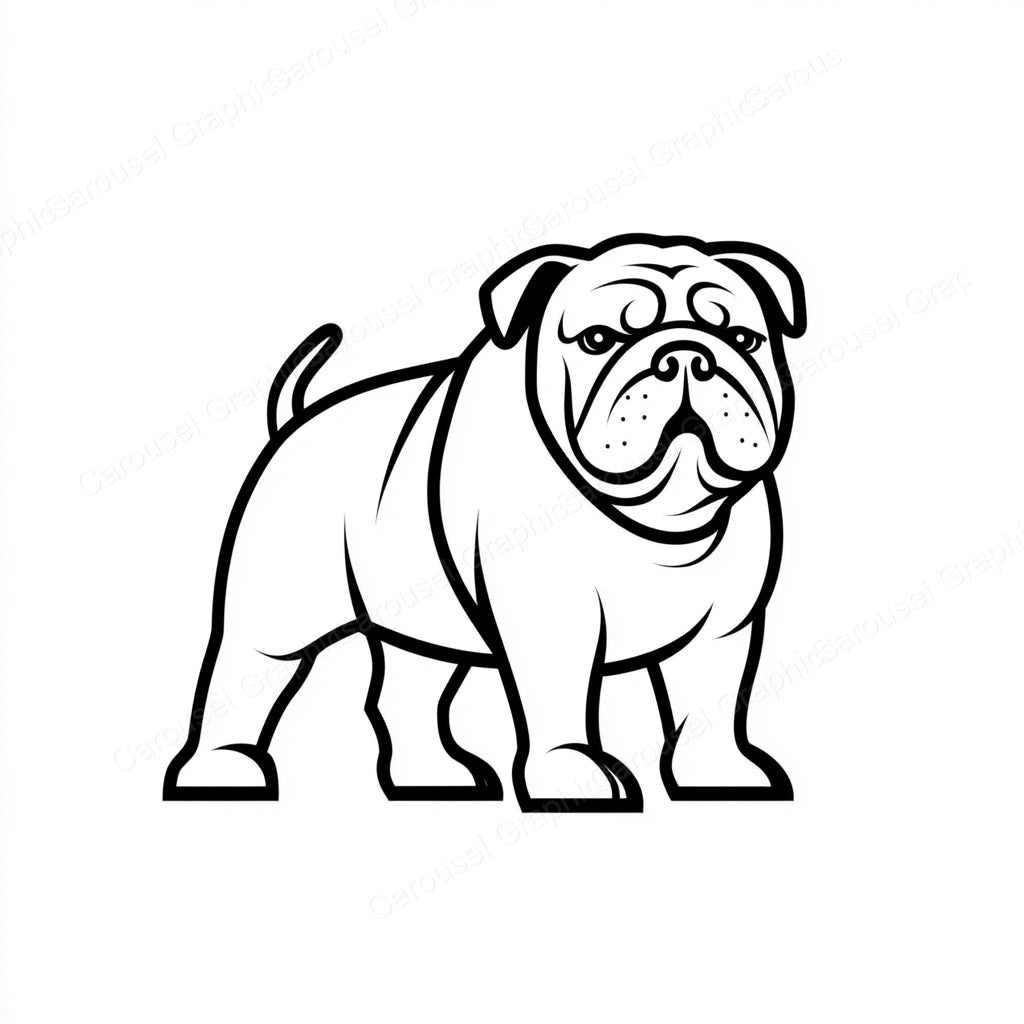 Bulldog Vector Graphic preview