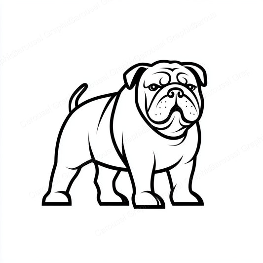 Bulldog Vector Graphic preview