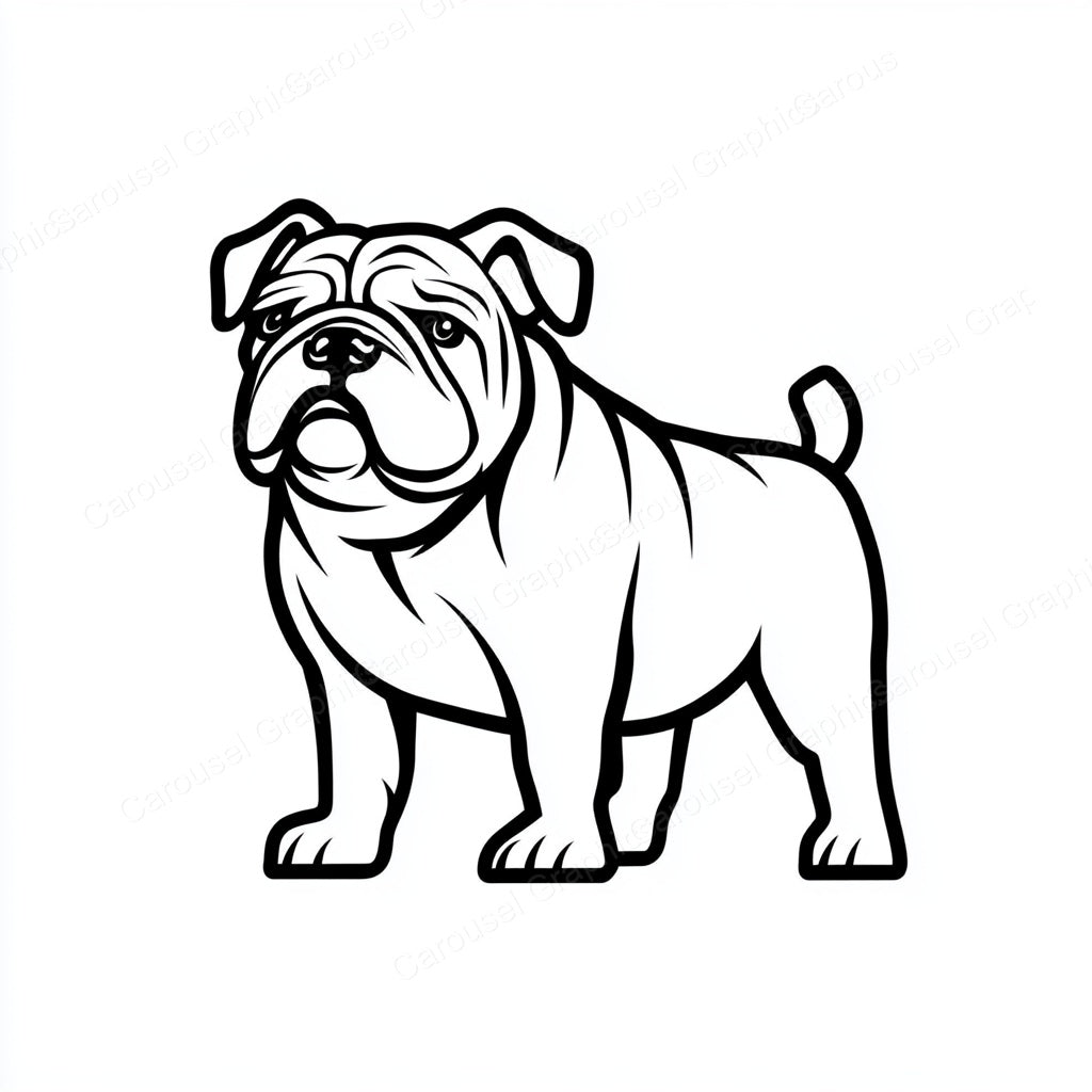 Bulldog Vector Graphic preview