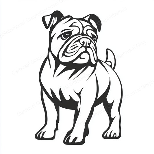 Bulldog Vector Graphic preview