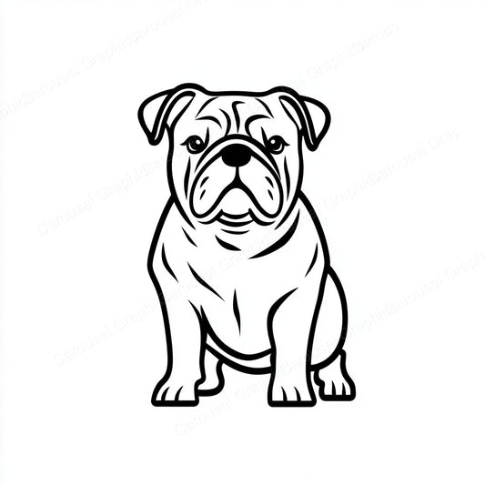 Bulldog Vector Graphic preview