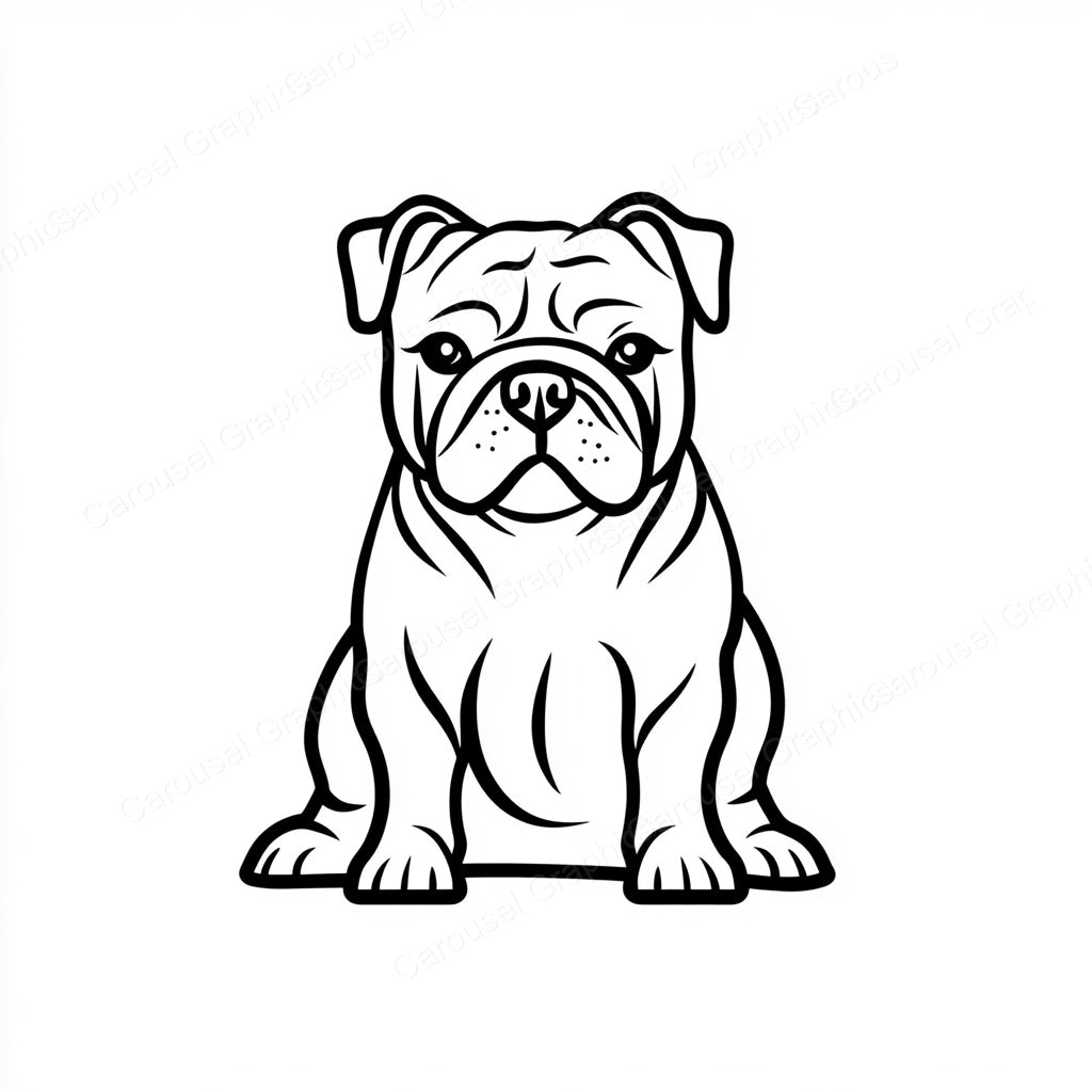 Bulldog Vector Graphic preview