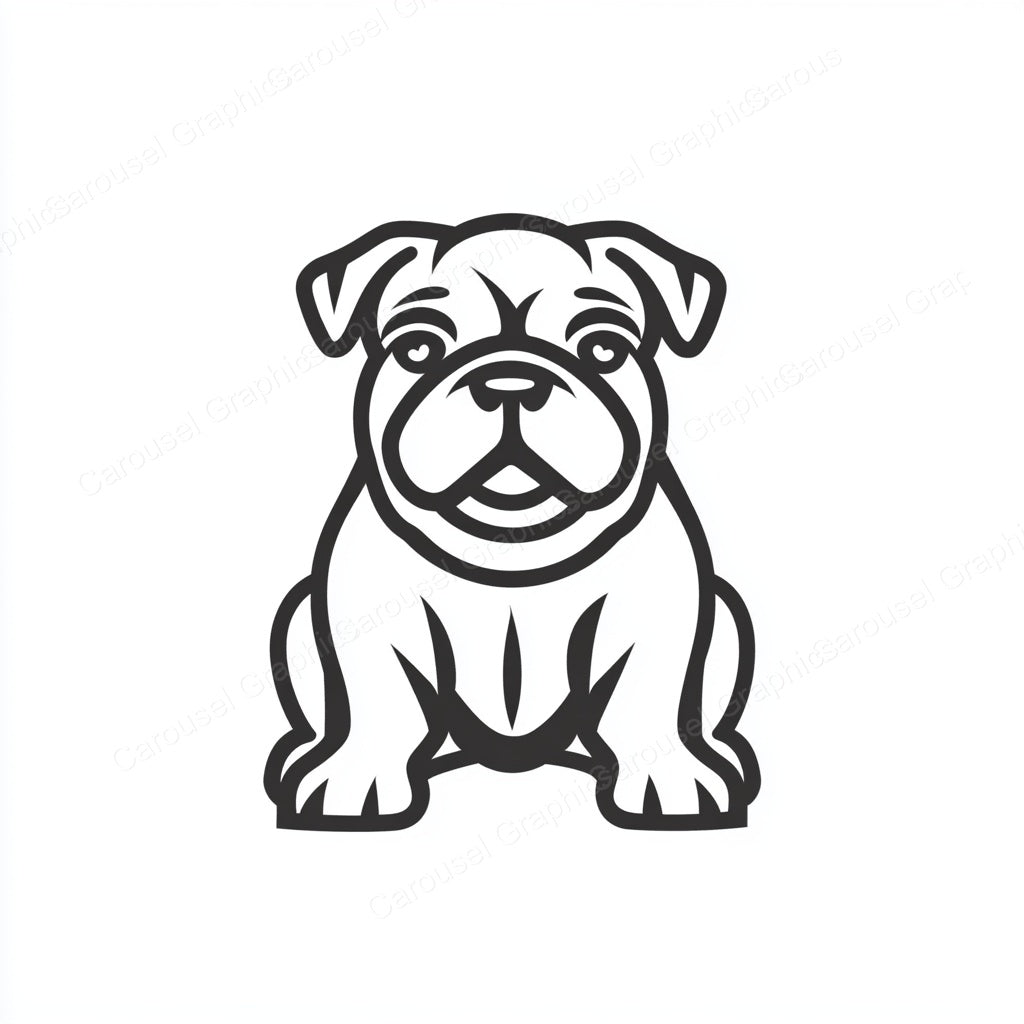 Bulldog Vector Graphic preview