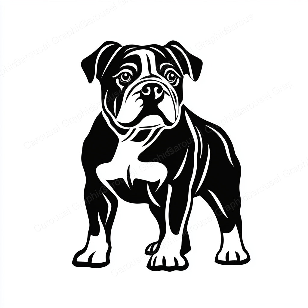 Bulldog Vector Graphic preview
