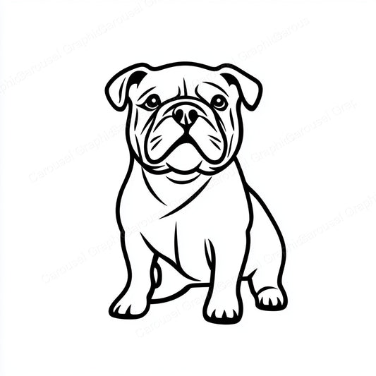 Bulldog Vector Graphic preview