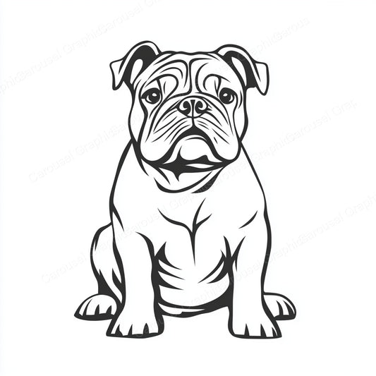 Bulldog Vector Graphic preview