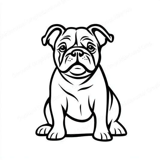 Bulldog Vector Graphic preview