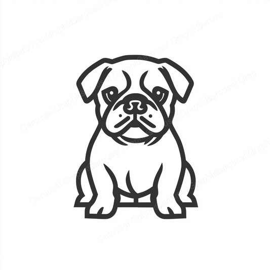 Bulldog Vector Graphic preview