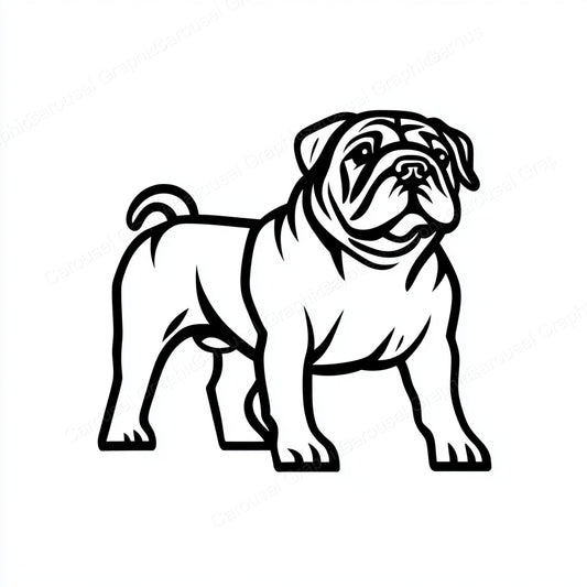 Bulldog Vector Graphic preview