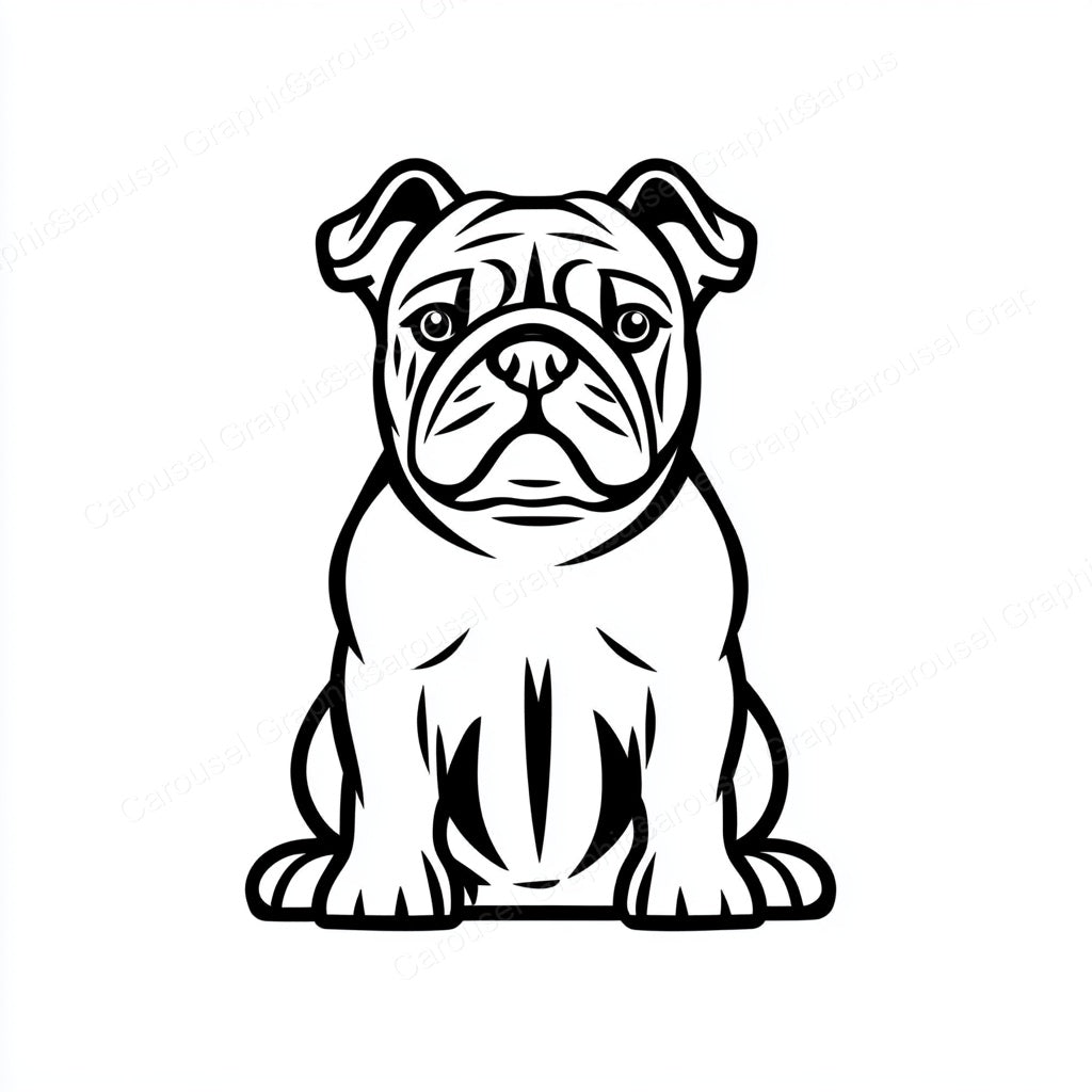 Bulldog Vector Graphic preview