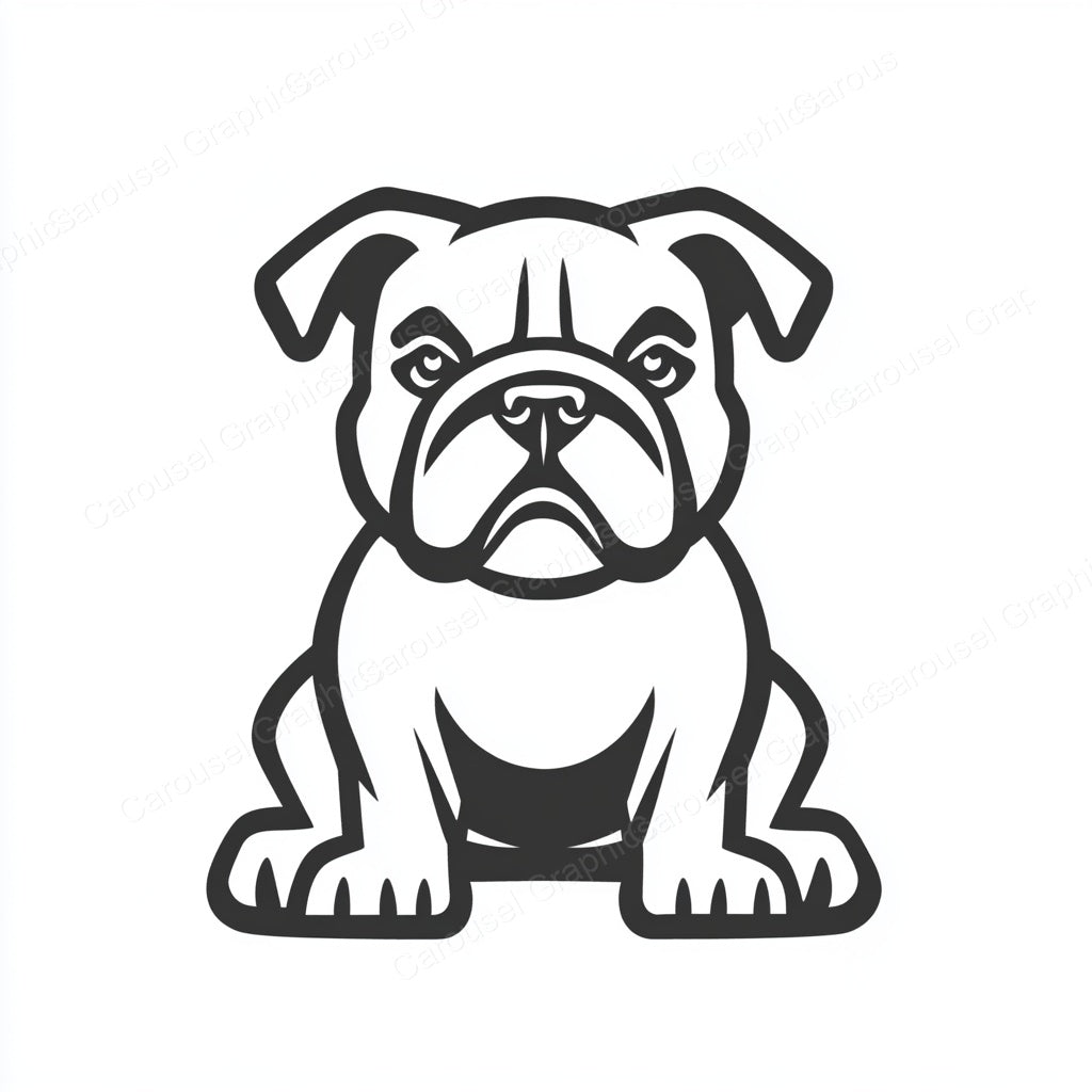 Bulldog Vector Graphic preview