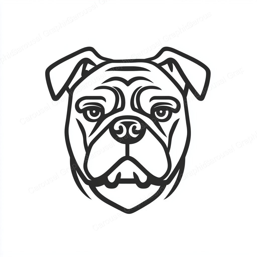 Bulldog Vector Graphic preview