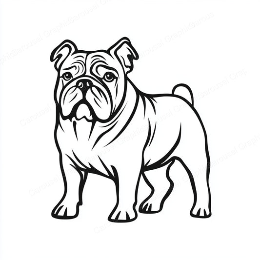 Bulldog Vector Graphic preview