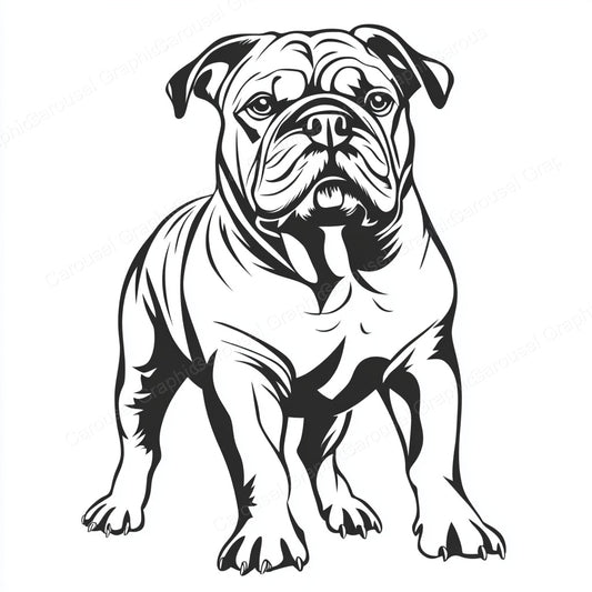 Bulldog Vector Graphic preview