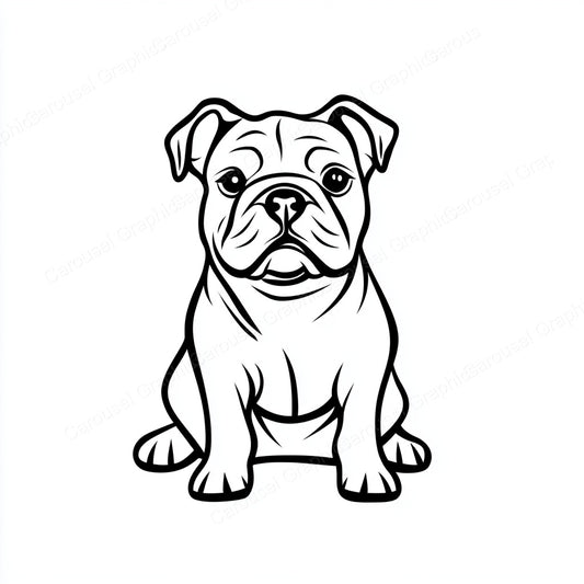 Bulldog Vector Graphic preview