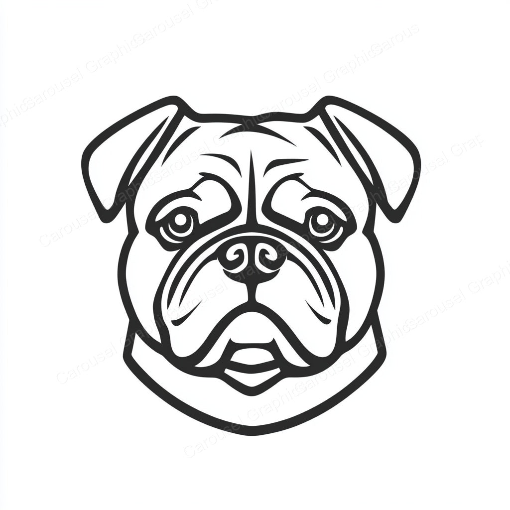 Bulldog Vector Graphic preview