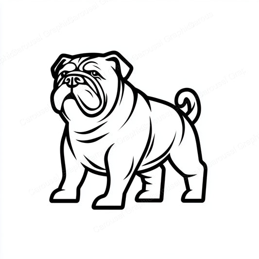 Bulldog Vector Graphic preview