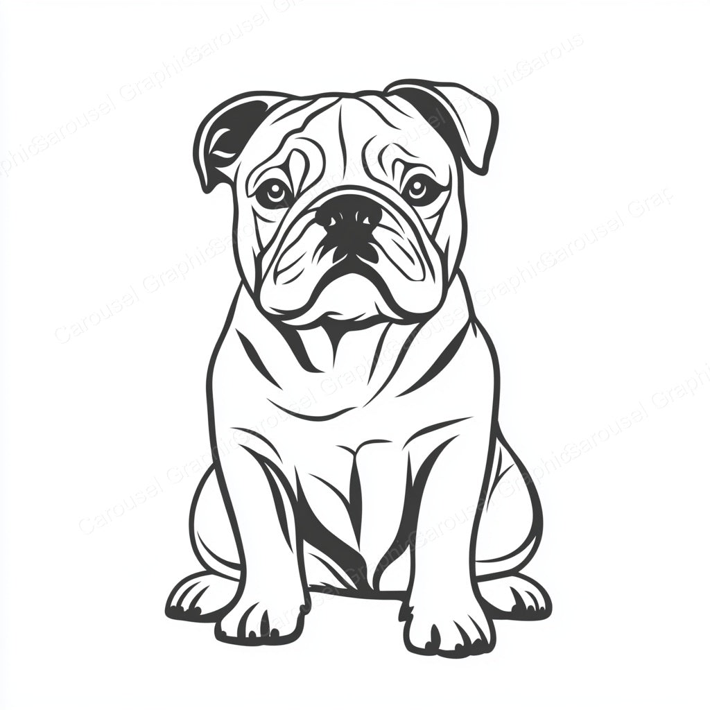 Bulldog Vector Graphic preview