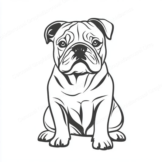 Bulldog Vector Graphic preview