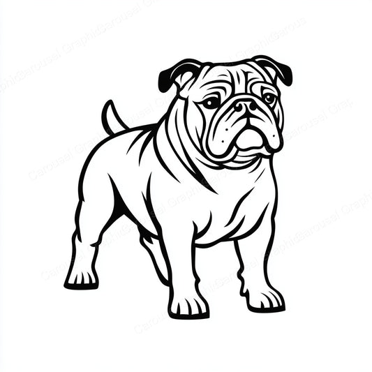 Bulldog Vector Graphic preview