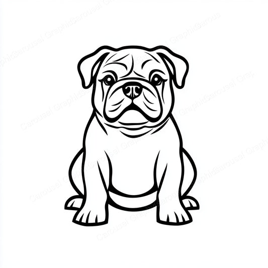 Bulldog Vector Graphic preview