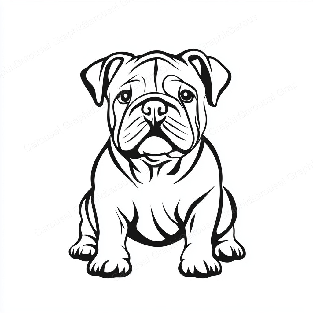 Bulldog Vector Graphic preview