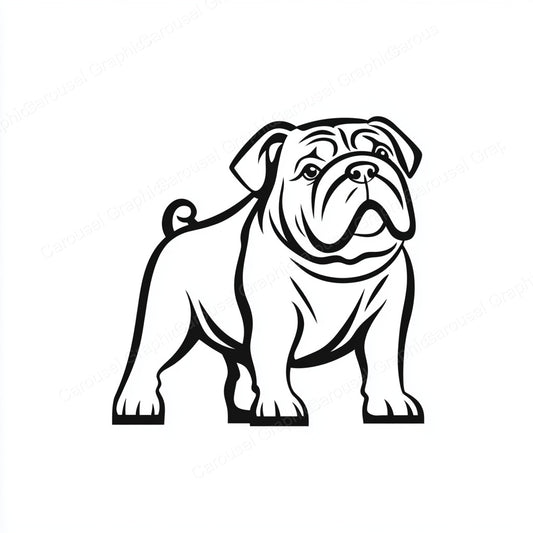Bulldog Vector Graphic preview