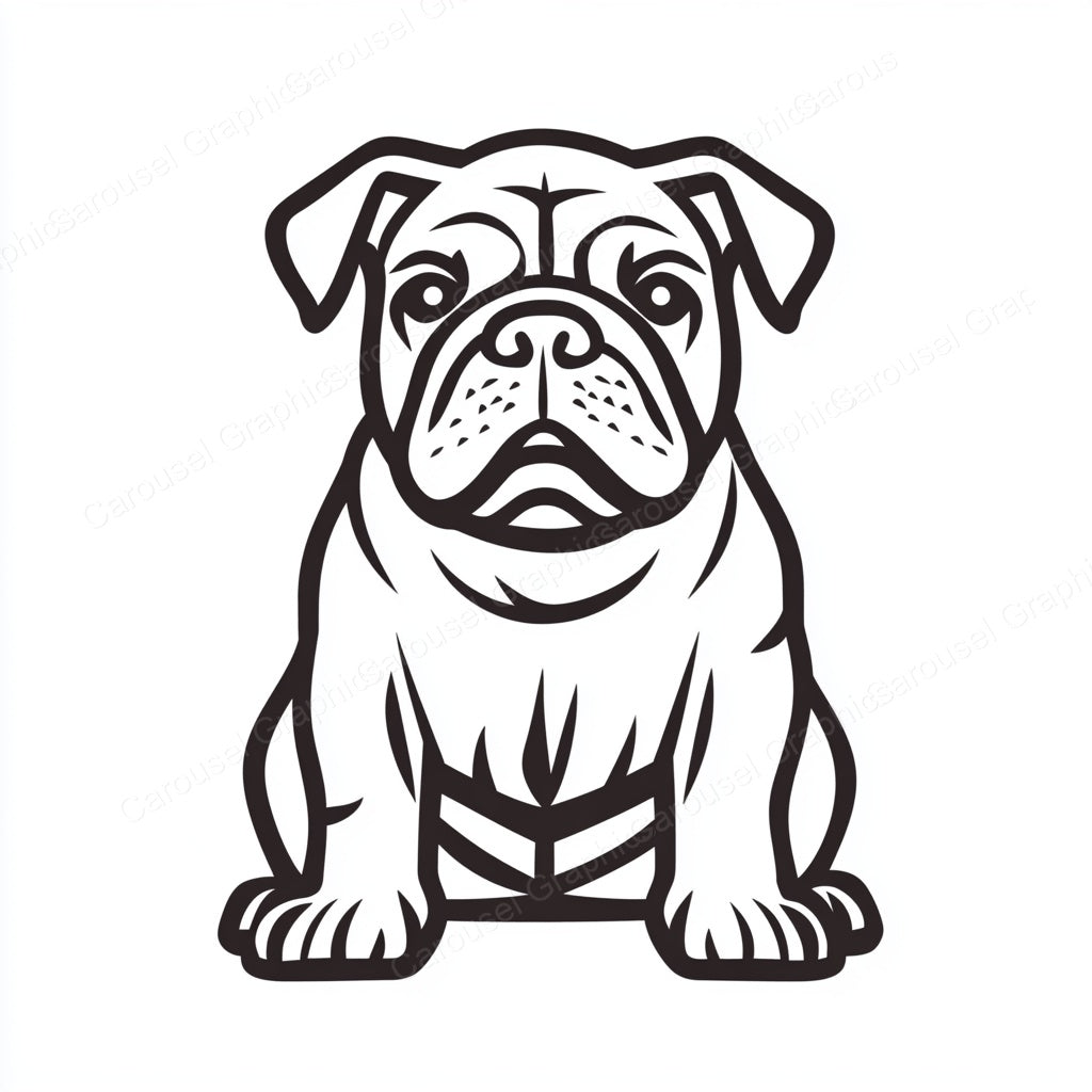 Bulldog Vector Graphic preview