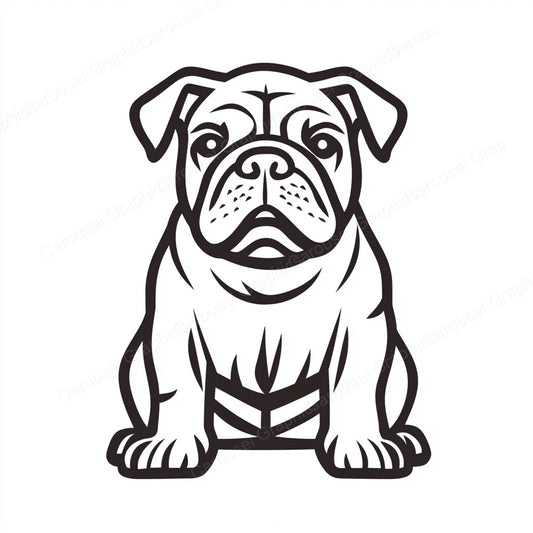 Bulldog Vector Graphic preview