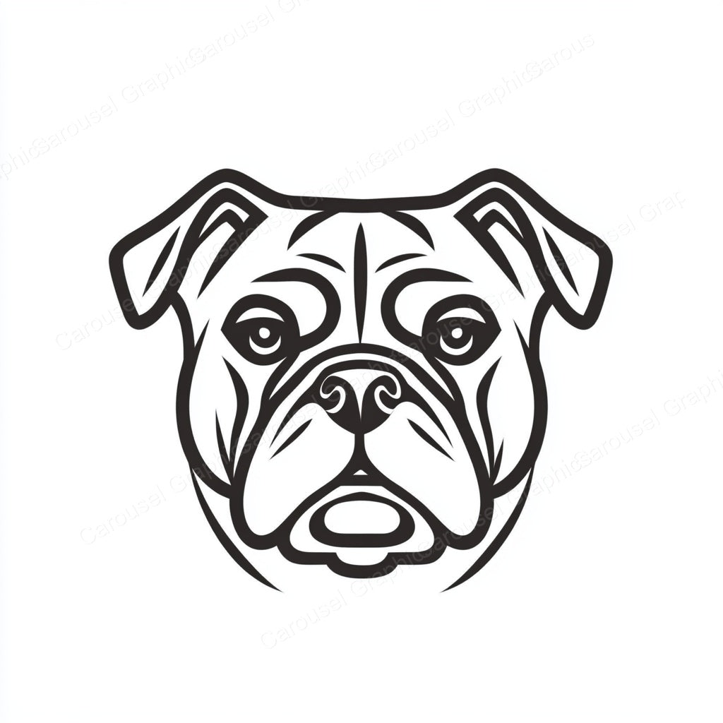 Bulldog Vector Graphic preview