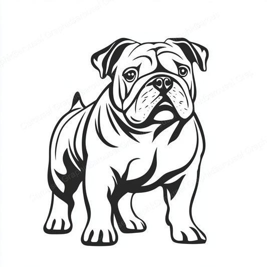 Bulldog Vector Graphic preview