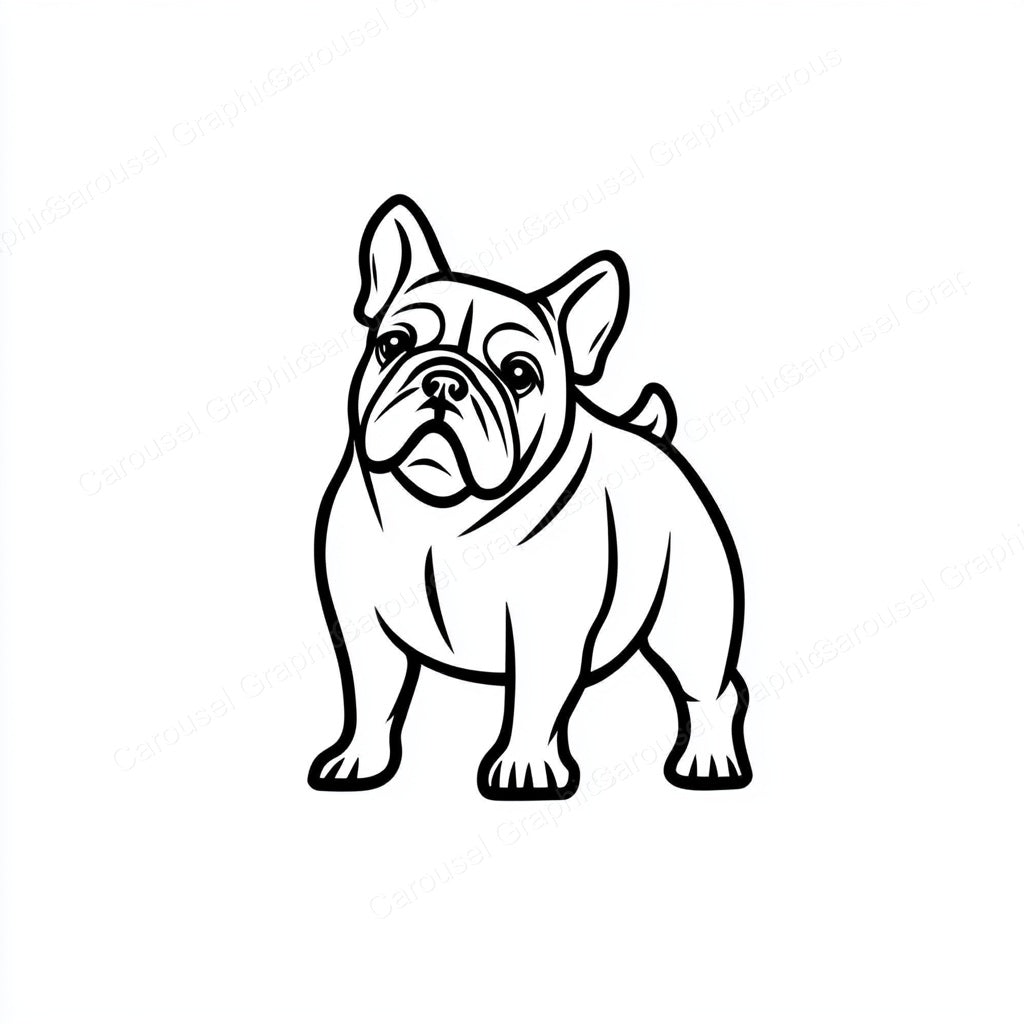 Bulldog Vector Graphic preview