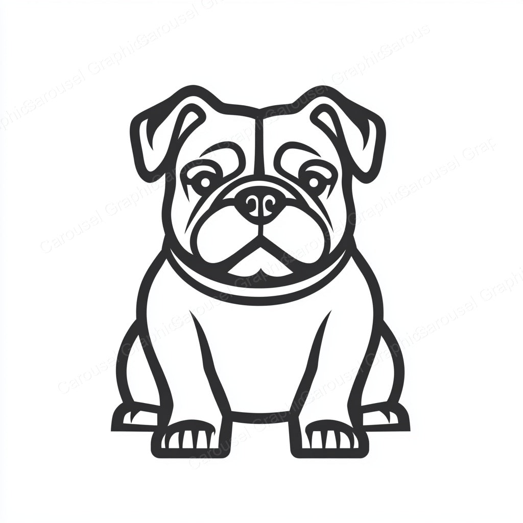 Bulldog Vector Graphic preview