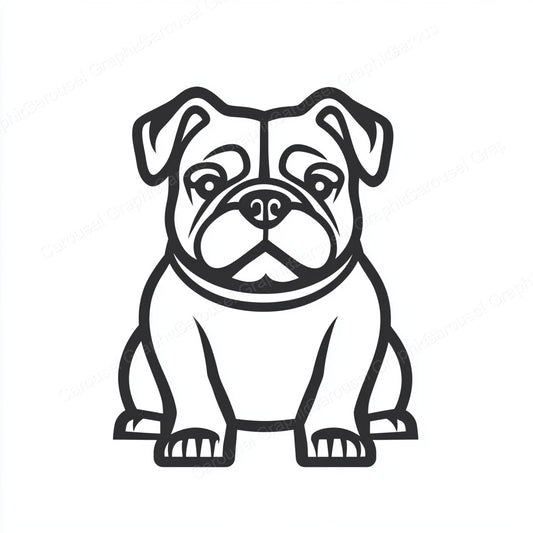 Bulldog Vector Graphic preview
