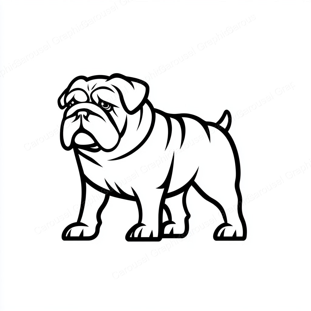 Bulldog Vector Graphic preview