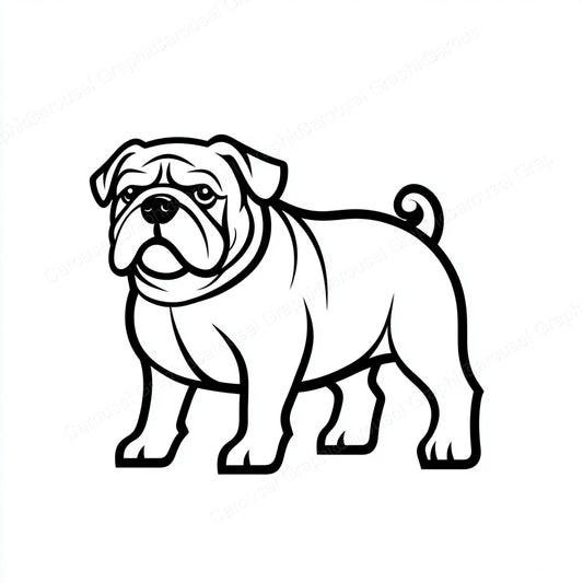 Bulldog Vector Graphic preview
