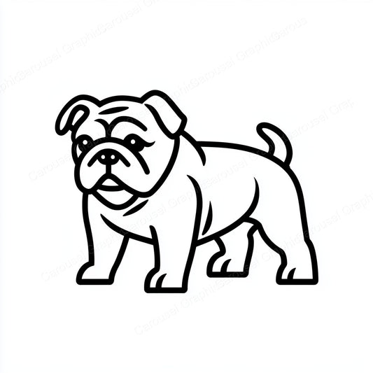 Bulldog Vector Graphic preview