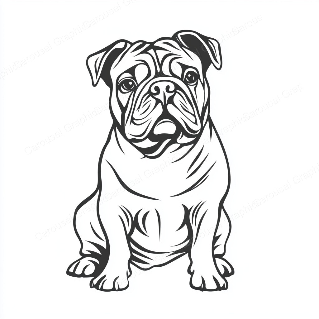Bulldog Vector Graphic preview