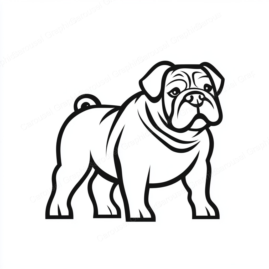 Bulldog Vector Graphic preview
