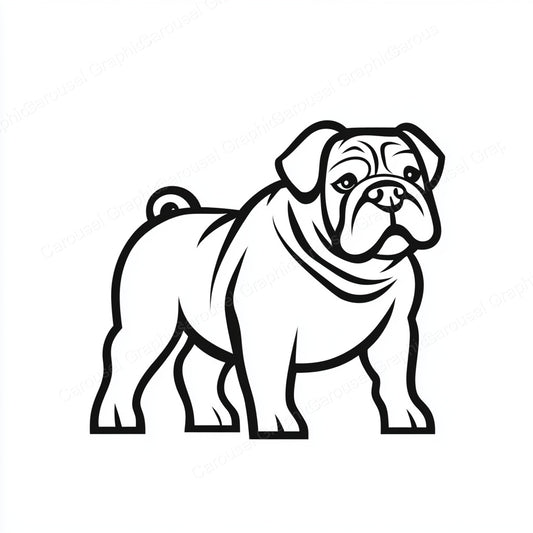 Bulldog Vector Graphic preview