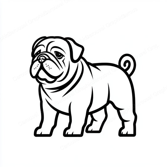 Bulldog Vector Graphic preview